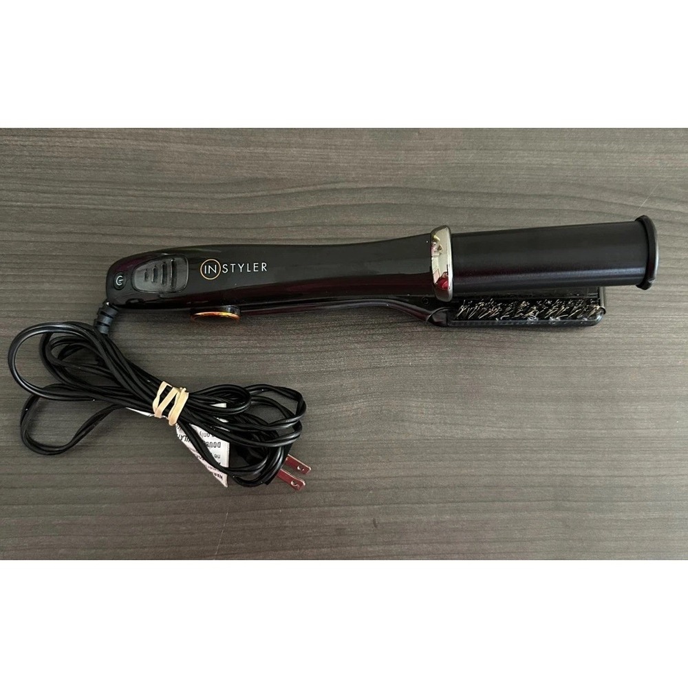 InStyler Rotating Hot Iron Hair Straightener 1.25" Black IS2.1-1001